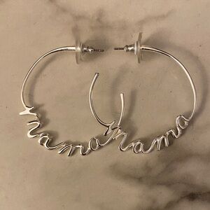 Park Lane Mama Silver Hoop Earrings